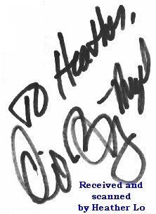 David Boreanaz's Autograph