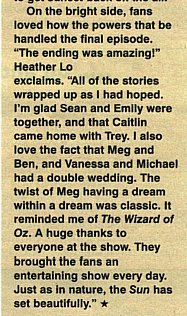 Soap Opera Weekly Letter